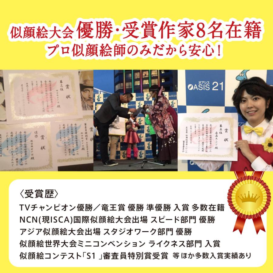 似顔絵 ウェルカムボード 南国風 海外挙式風 ２人分TVチャンピオン優勝 rioka作の画像