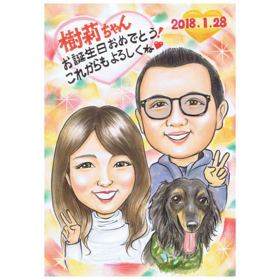 似顔絵ウェルカムボード ウェディング ブライダル 挙式 結婚式 新郎 新婦 披露宴 結婚祝い ギフト サプライズ （ソフトタッチ）_20