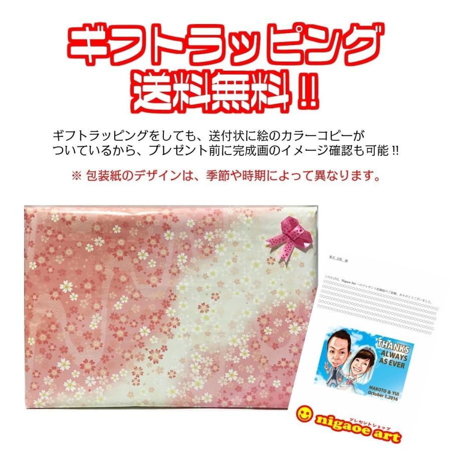似顔絵ウェルカムボード ウェディング ブライダル 挙式 結婚式 新郎 新婦 披露宴 結婚祝い ギフト サプライズ （ソフトタッチ）_6