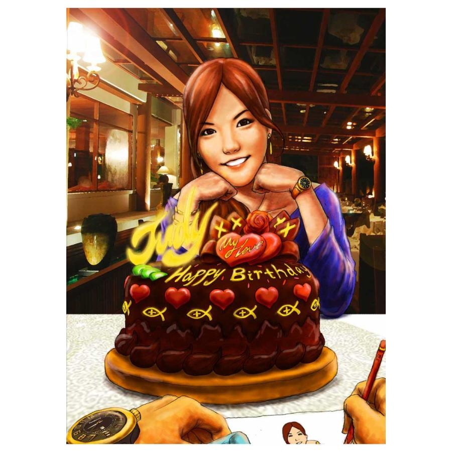 似顔絵サンクスボード リアルデジタルタッチ 結婚式の日に両親への贈り物 父 母 お父さん お母さん ギフト サプライズ 似顔絵専門店プレゼント アート 通販 Yahoo ショッピング