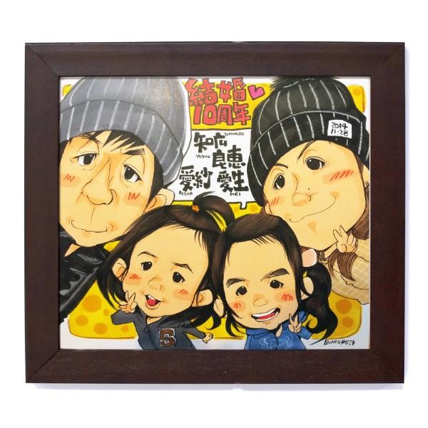 記念似顔絵 ぶんころ 色紙サイズ レビューを書いて送料500円off お祝い 名入れ 手作り 誕生日 プレゼントウェディング 記念日 還暦 退職 母の日 Sik Bun 01 似顔絵カムカム 通販 Yahoo ショッピング