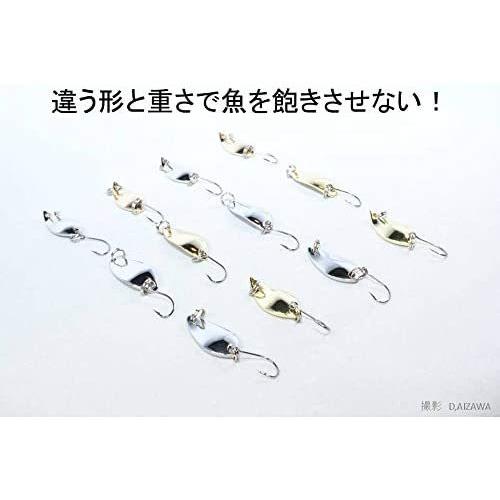 釣り具 ルアー 2.5gから3.5g スプーンルアー 12個 ルアーセット C