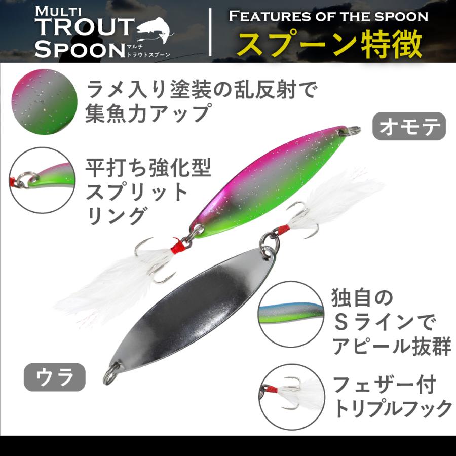 釣り具 ルアー スプーンルアー 17g スプーン 10個セット ケース 釣り具 ルアー スプーンルアー 17g スプーン 10個セット ケース