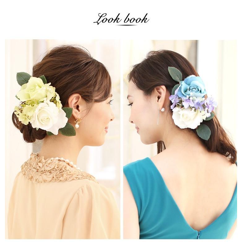 ヘッドドレス 花 結婚式 髪飾り コサージュ ヘアアクセサリー 髪飾り 日本製 ハンドメイド 手作り 浴衣 和装 着物 30代 40代 Fm115 パーティードレス通販ナイトワン 通販 Yahoo ショッピング