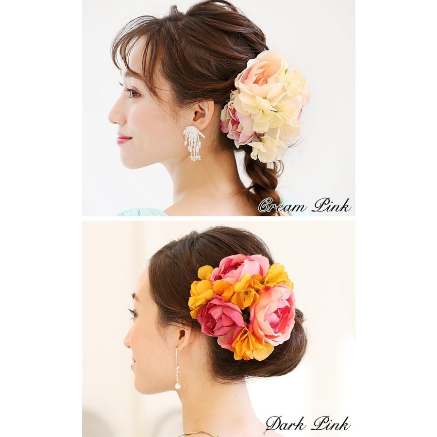 ヘッドドレス ヘアクリップ 花 フラワーアクセサリー イベント ダンス 結婚式 髪飾り ヘアクリップ ヘアアクセサリー 手作り コサージュ Fm512 パーティードレス通販ナイトワン 通販 Yahoo ショッピング