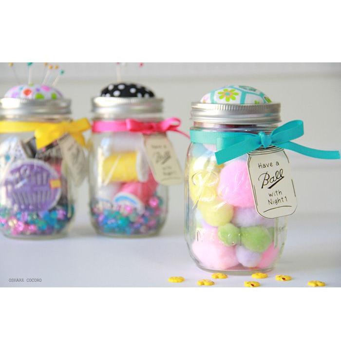 メイソンジャー Mason Jar 誕生日 贈り物 ピンクッション 小物入れ 針山 裁縫 手芸 Ball 16oz 480ml プレゼント 父の日 母の 日ギフト Mpin001 パーティードレス通販ナイトワン 通販 Yahoo ショッピング