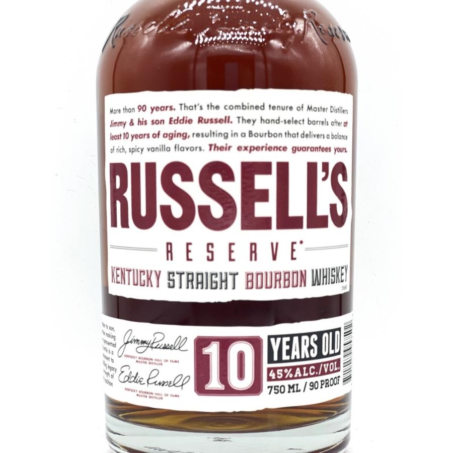 ワイルドターキー ラッセル リザーヴ 10年 750ml/45％Wild Turkey Russell's Reserve 10 Year Old ワイルドターキー バーボン ラッセルズ リザーブ ウイスキー｜nightcap-spirits｜02