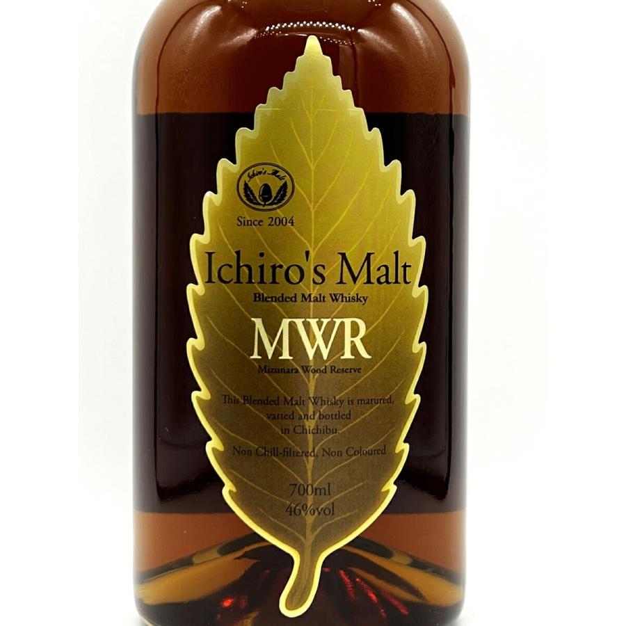 飲料・酒 イチローズモルト ミズナラウッドリザーブ MWR リーフラベル