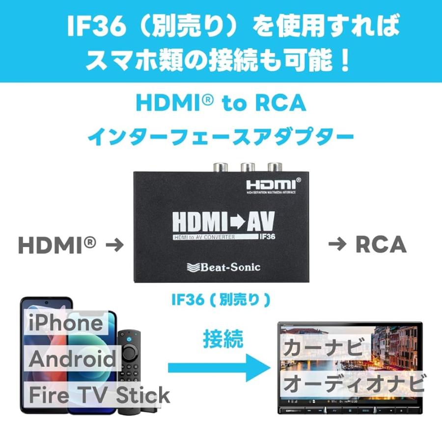 ビートソニック AVC39 トヨタ メーカーオプションナビ専用 映像入力