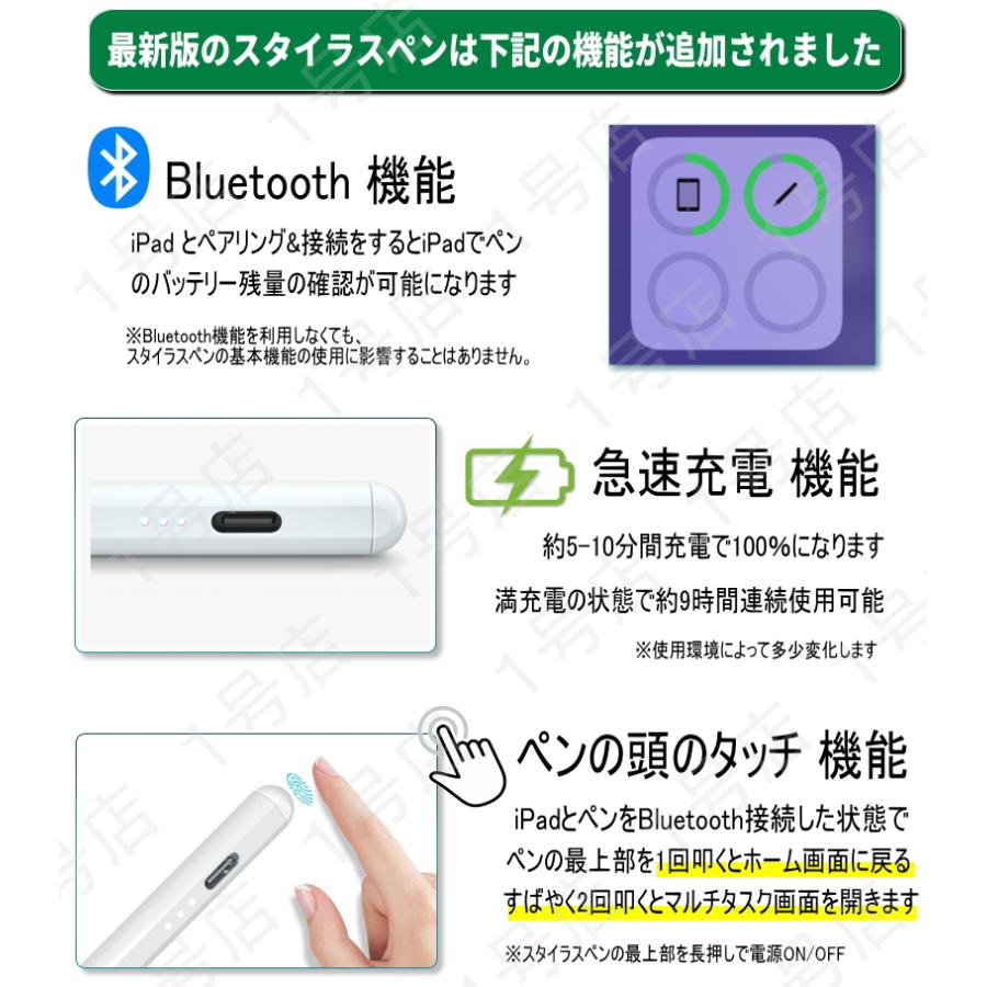 最新版 改良版 iPad スタイラスペン Stylus Pen ipad タッチペン