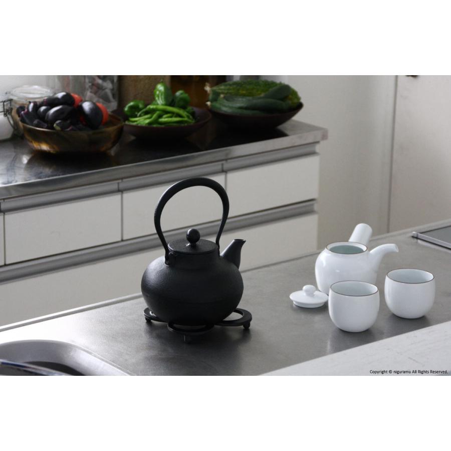 小笠原陸兆　鉄瓶　小丸 鉄瓶・小丸 [ 小笠原陸兆 / 小笠原鋳造所 ] : niguramu - 通販