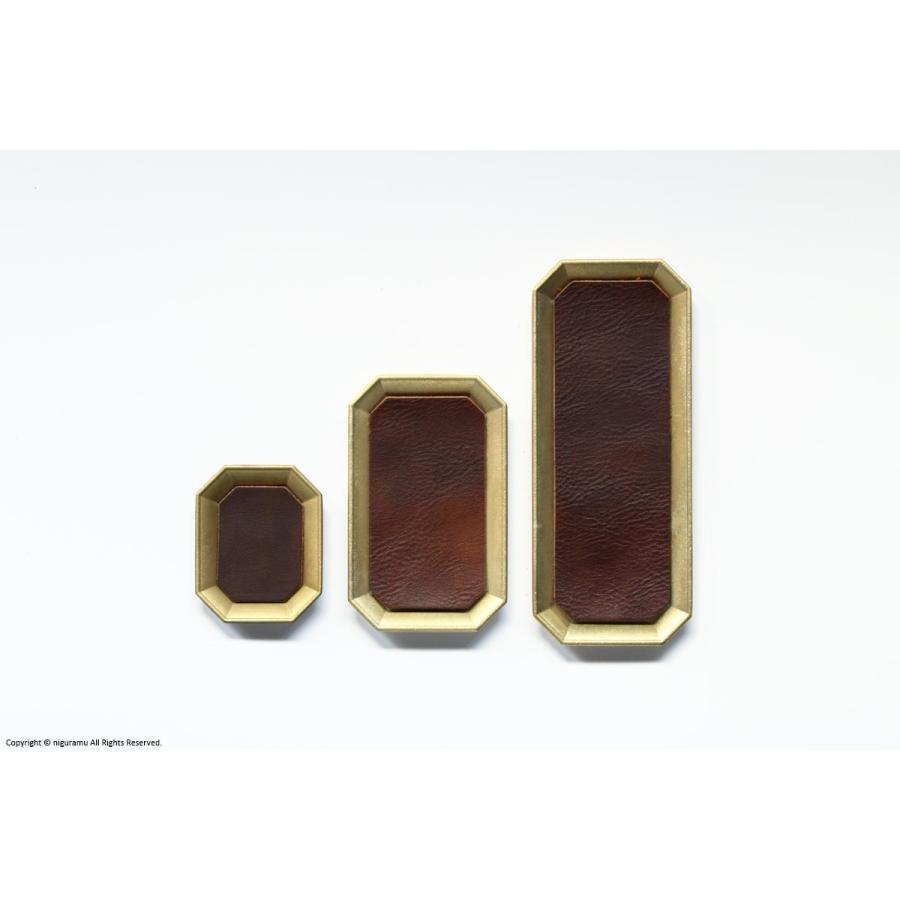 美品☆futagami☆文具トレイ☆大中小＋革シート☆真鍮 文具トレイ用革シート・大 [FUTAGAMI/フタガミ] : niguramu - 通販