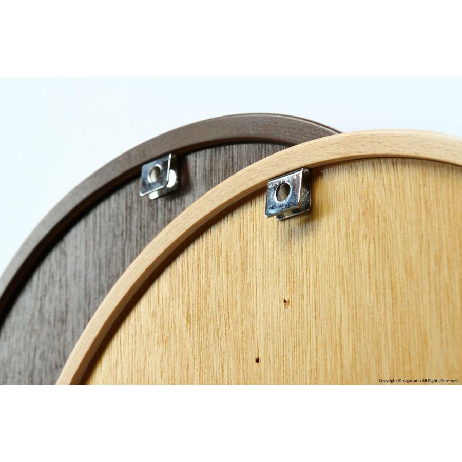 曲木鏡（ウォールミラー） 小判型, 小 / 古代色 [鏡以外との同梱不可