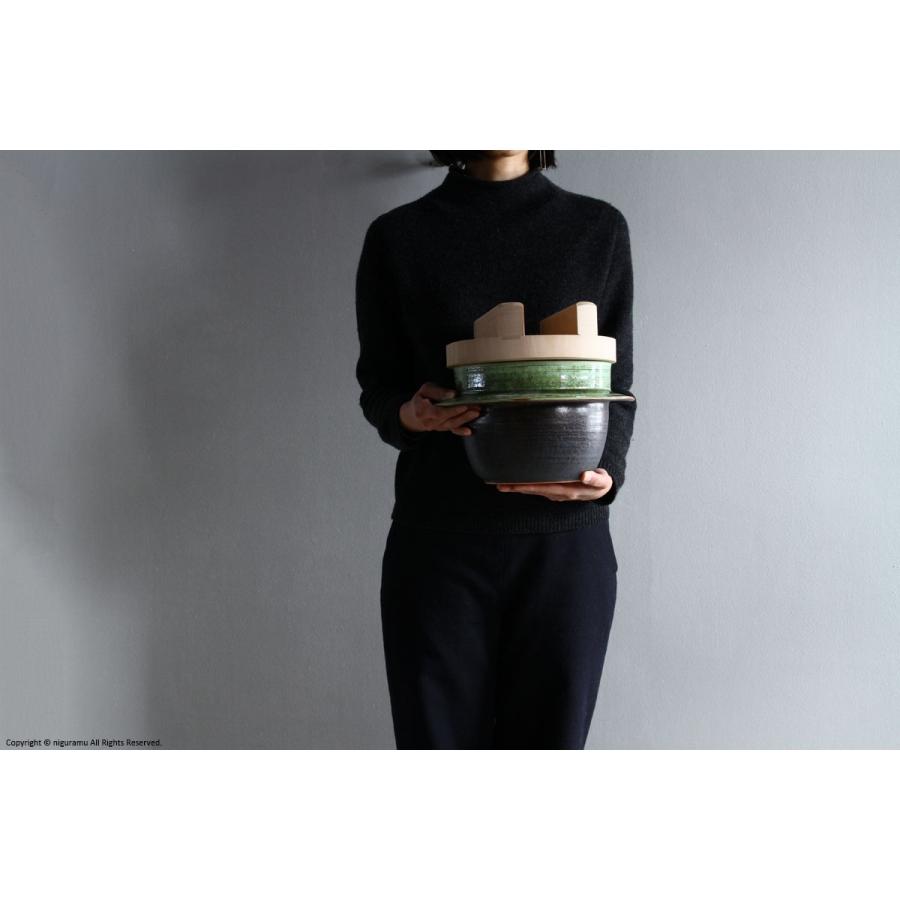 独歩炎 ご飯土鍋 羽釜 5合炊き 2合炊きセット売り 楽天市場】1合 土鍋 ご飯 炊飯 独歩炎 ごはん炊き専用羽釜土鍋