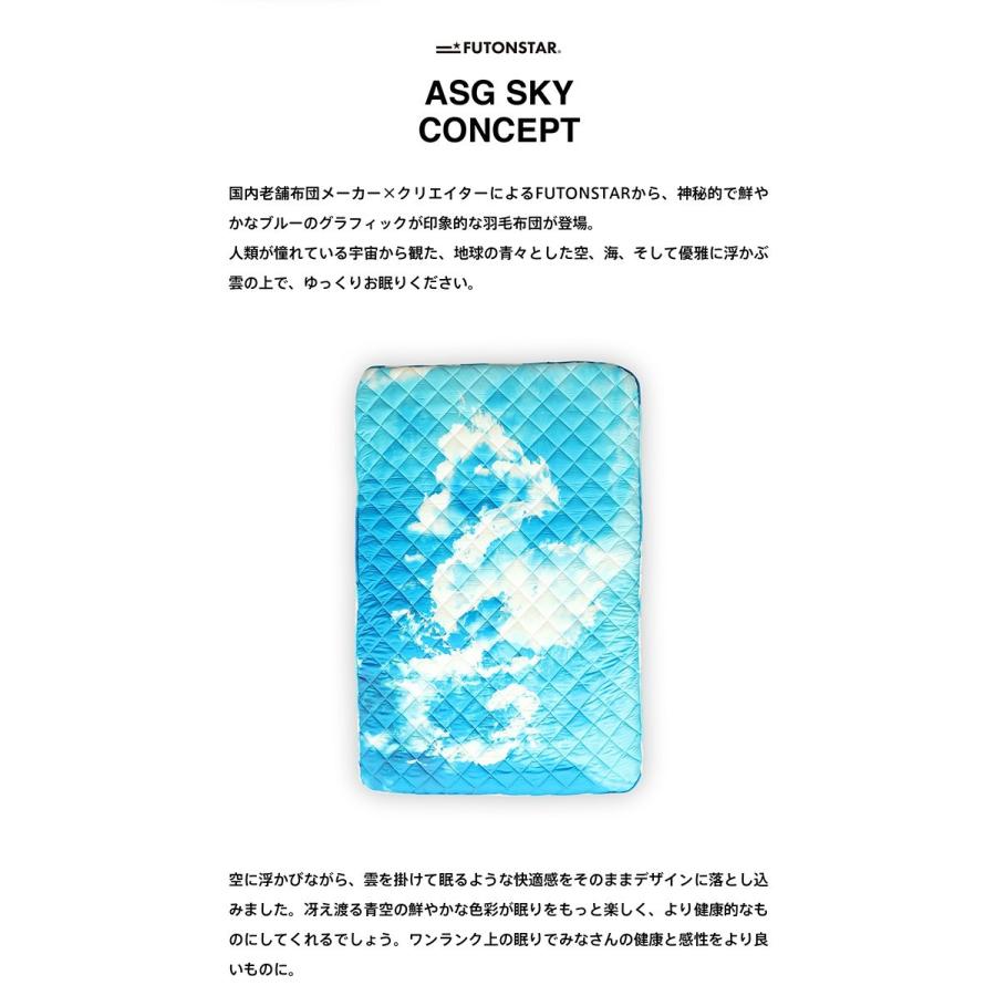 Asg Sky 敷き布団 Futonstar Fs 02 002 Asagi Shiki 日本橋布団店 通販 Yahoo ショッピング