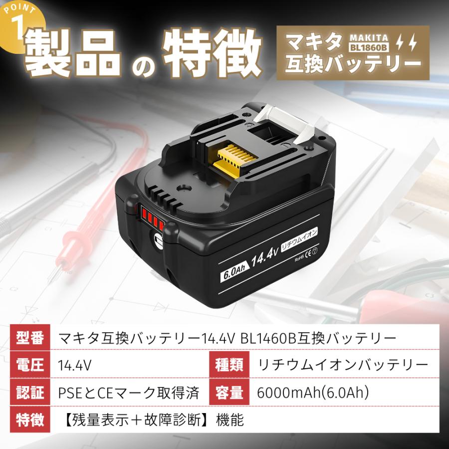 マキタ BL1460B バッテリ 雪マーク有【市川行徳店】【店頭取引限定 