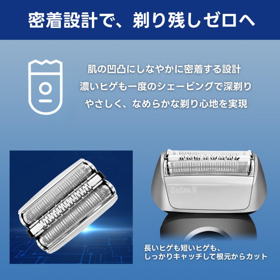 ブラウン 替刃 シリーズ8 F/C 83M 網刃 内刃一体型 髭剃り 2個セット