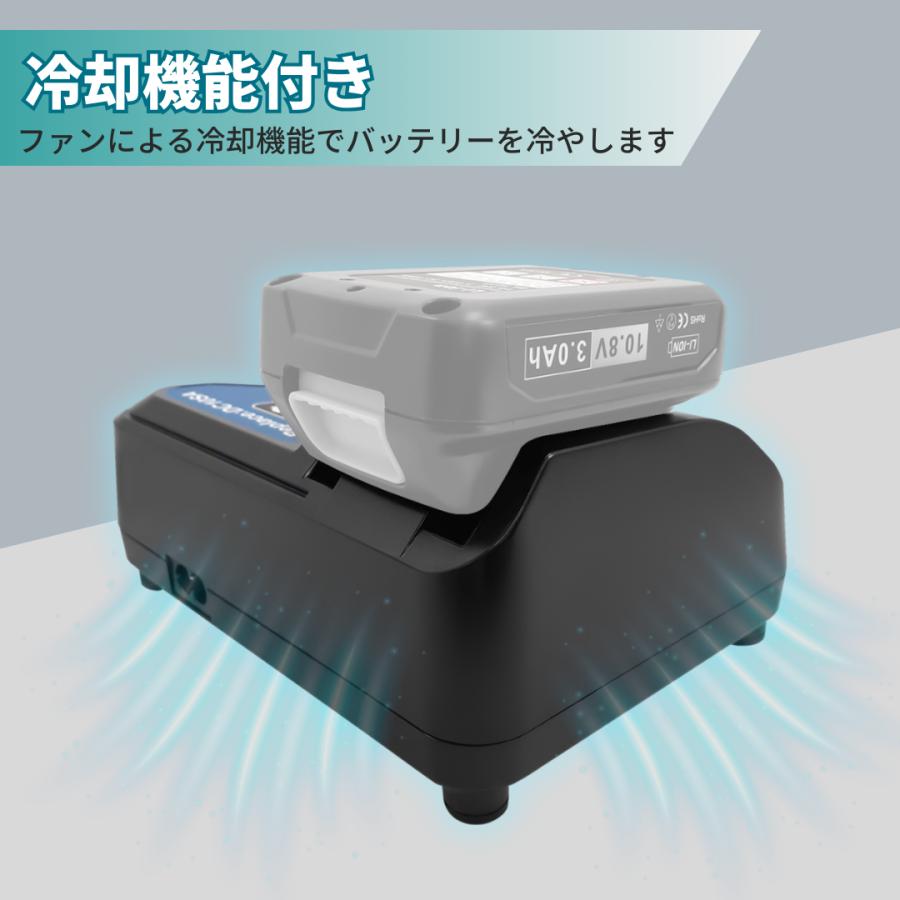 Longsafe マキタ 充電器 DC10SA 10.8V 互換 (DC10SA) : 爆安ーとく