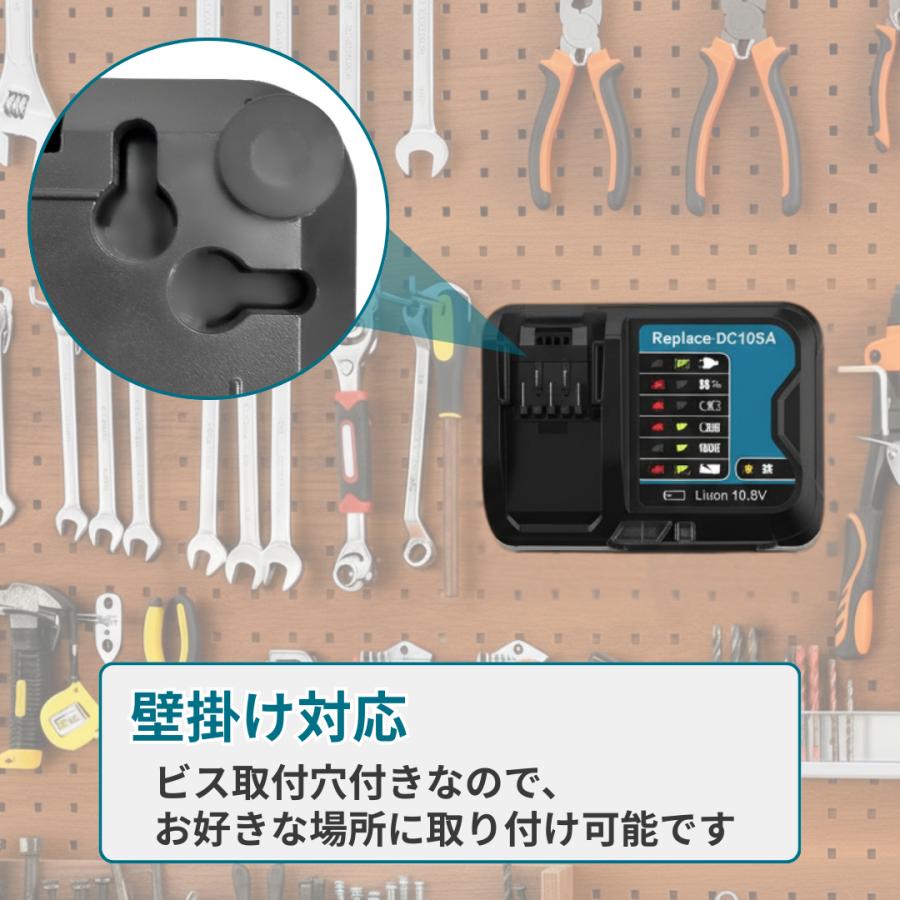 【新品未使用品】マキタ DC10SA 充電器　2個セット マキタ（makita） DC10SA 10.8V 純正品 スライド式充電器 リチウム