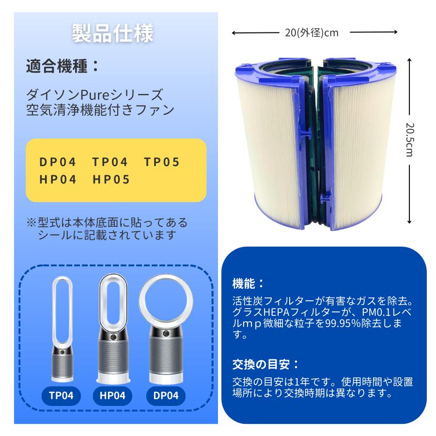 pure cool ダイソン フィルター 交換 Dyson DP04 TP04 TP05 HP04 pure cool ダイソン フィルター 交換 Dyson DP04 TP04 TP05 HP04