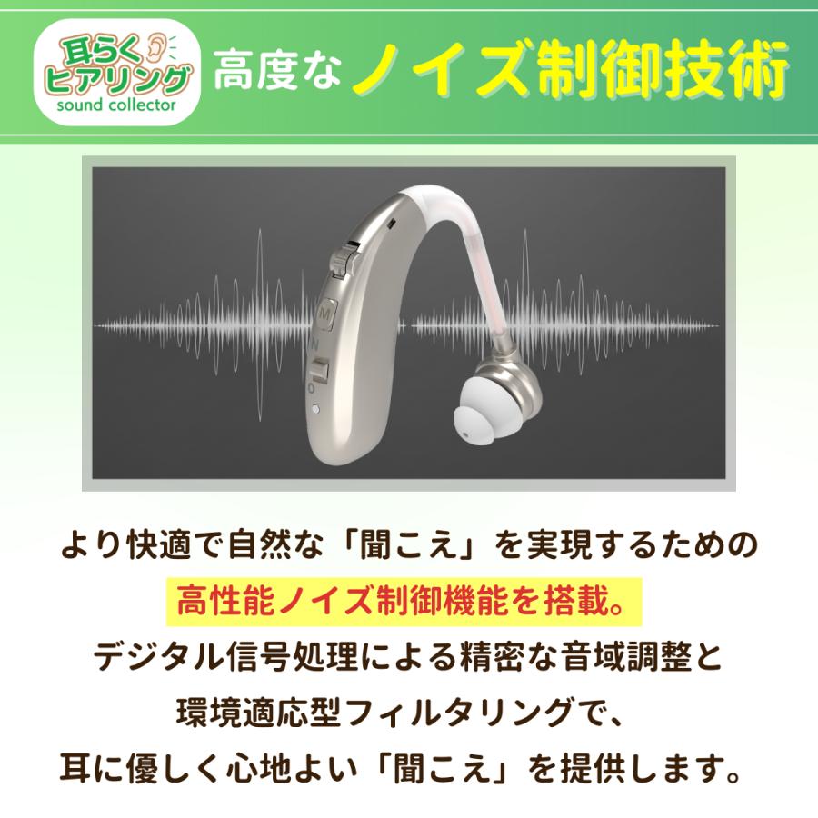 耳らくヒアリング プラス 集音器 高齢者 耳穴式 おすすめ 高品質