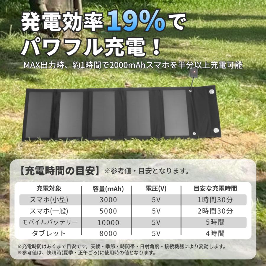 Longsafe ソーラーチャージャー ソーラー充電器 車 充電器 USB