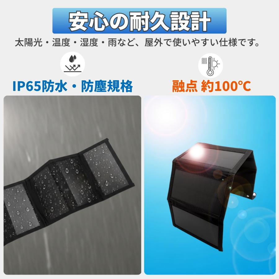 Longsafe ソーラーチャージャー ソーラー充電器 車 充電器 USB