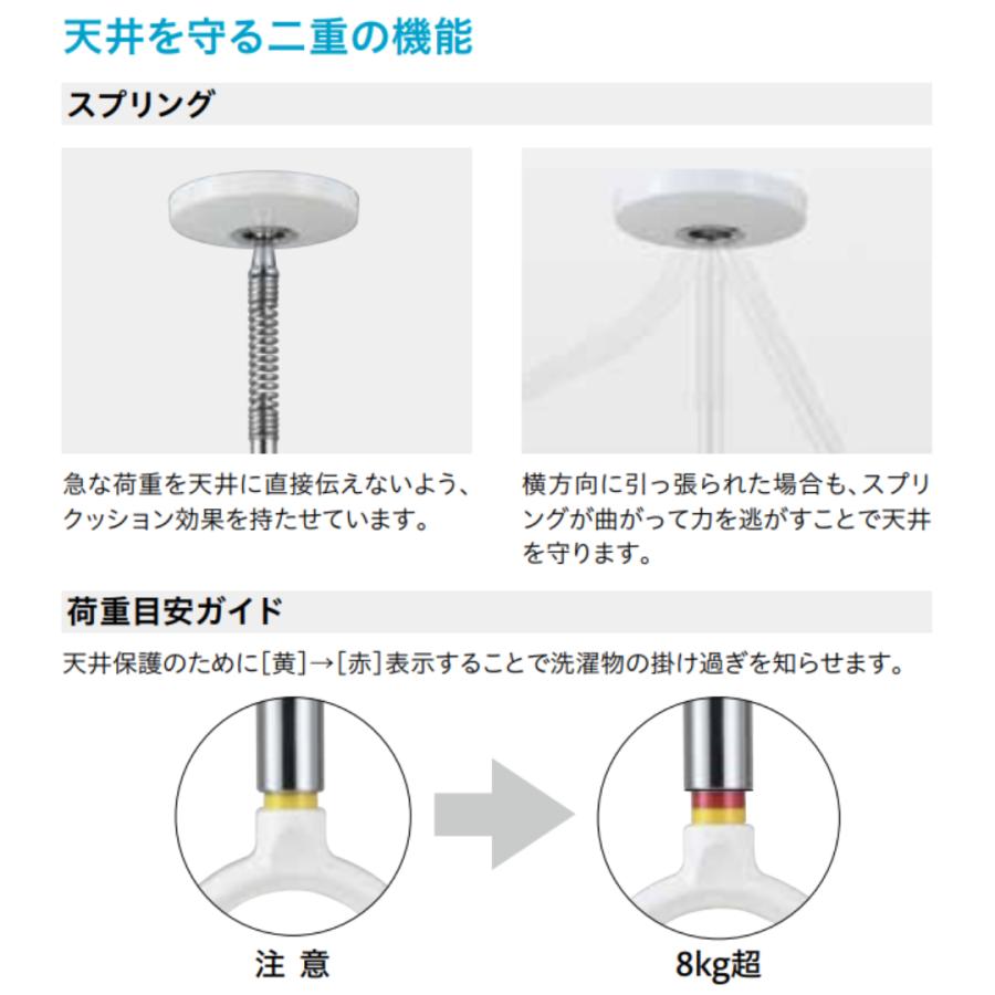 ホスクリーン　川口技研　2セット 川口技研 ホスクリーン 2本セット 室内用 スポット型 SPC-W ホワイト