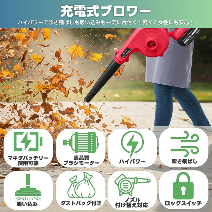 Longsafe ブロワー セット 小型 ブロワ ブロアー 送風 車 集塵機