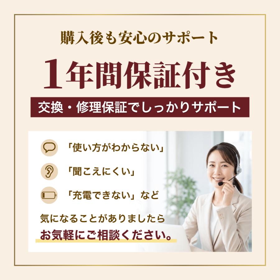 耳らくヒアリング 集音器 高齢者 耳穴式 高品質 簡単操作 軽量 充電式