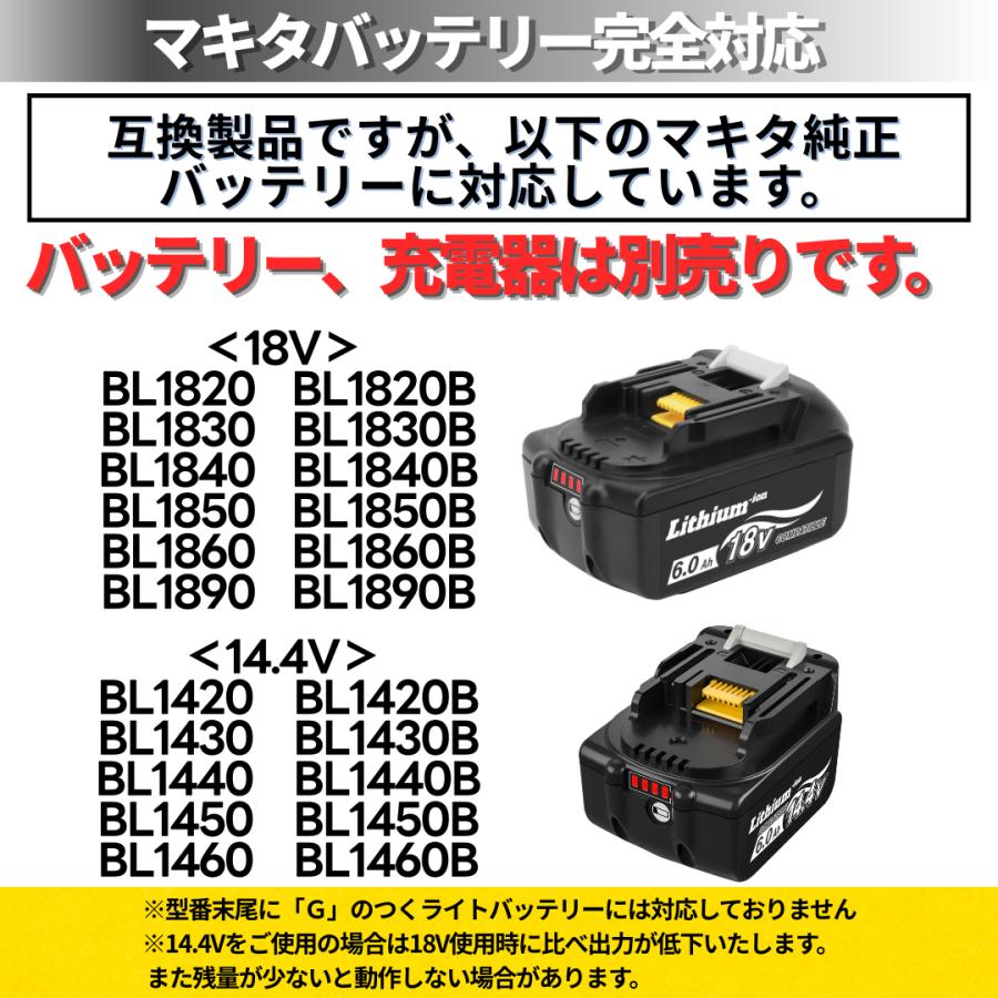 Longsafe マキタ 互換 高圧洗浄機 コードレス 充電式 5.0MPa 6in1 50