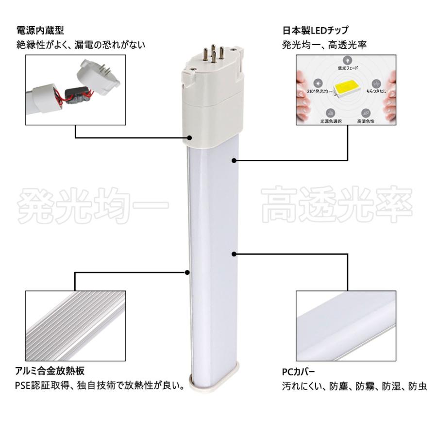 コンパクトLED蛍光灯 6W LED照明器具 fpl13 fpl13形 fpl13ex-n fpl13ex