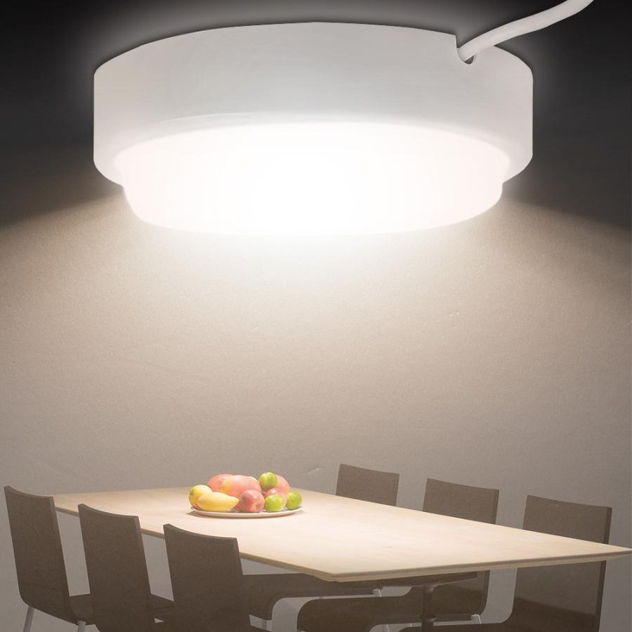 LED バスルームライト IP65防水 10W 6畳 白色4000K 浴室ライト ポーチ