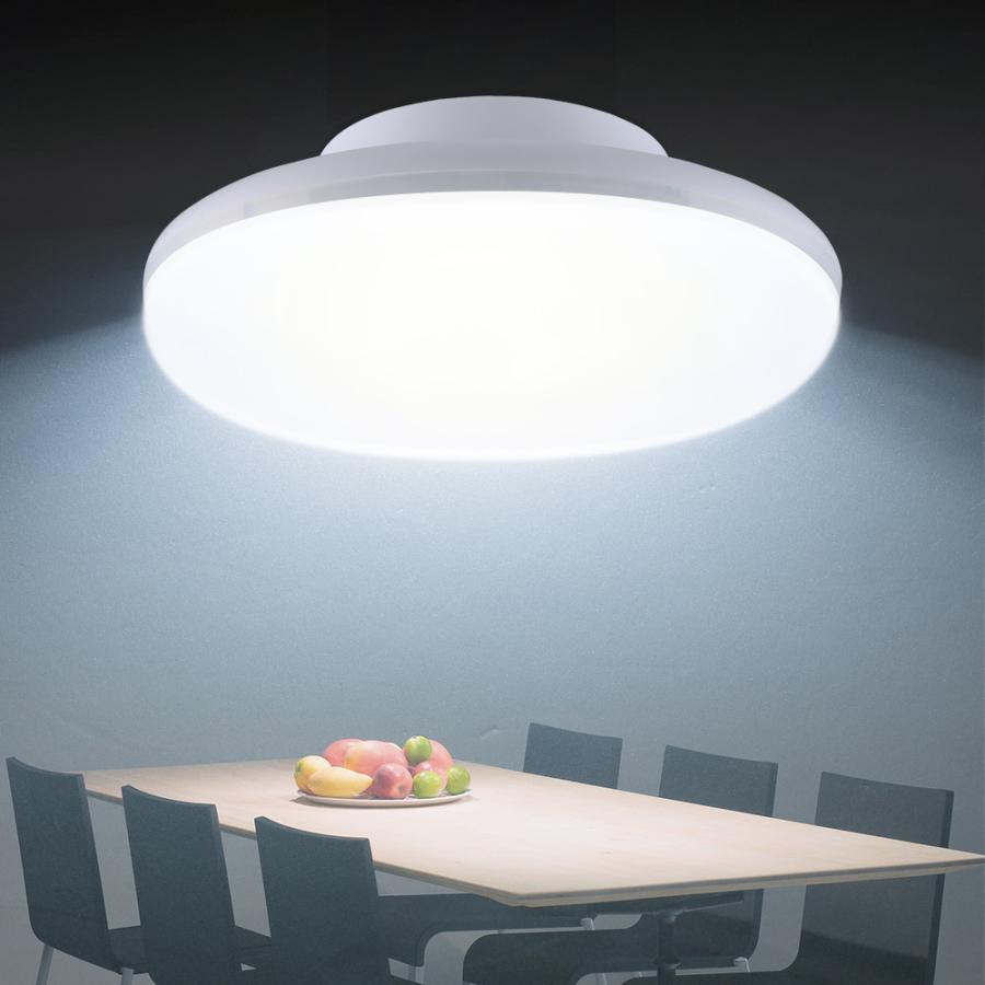 LED シーリングライト 4畳 6畳 15W 昼光色6000K 全光束3000lm 工事不要