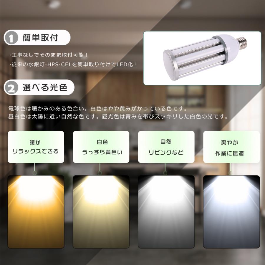 LED水銀ランプ E26/39 LEDコーンライト 38W 300W水銀灯相当 LED水銀ランプ E26/39 LEDコーンライト 38W 300W水銀灯相当