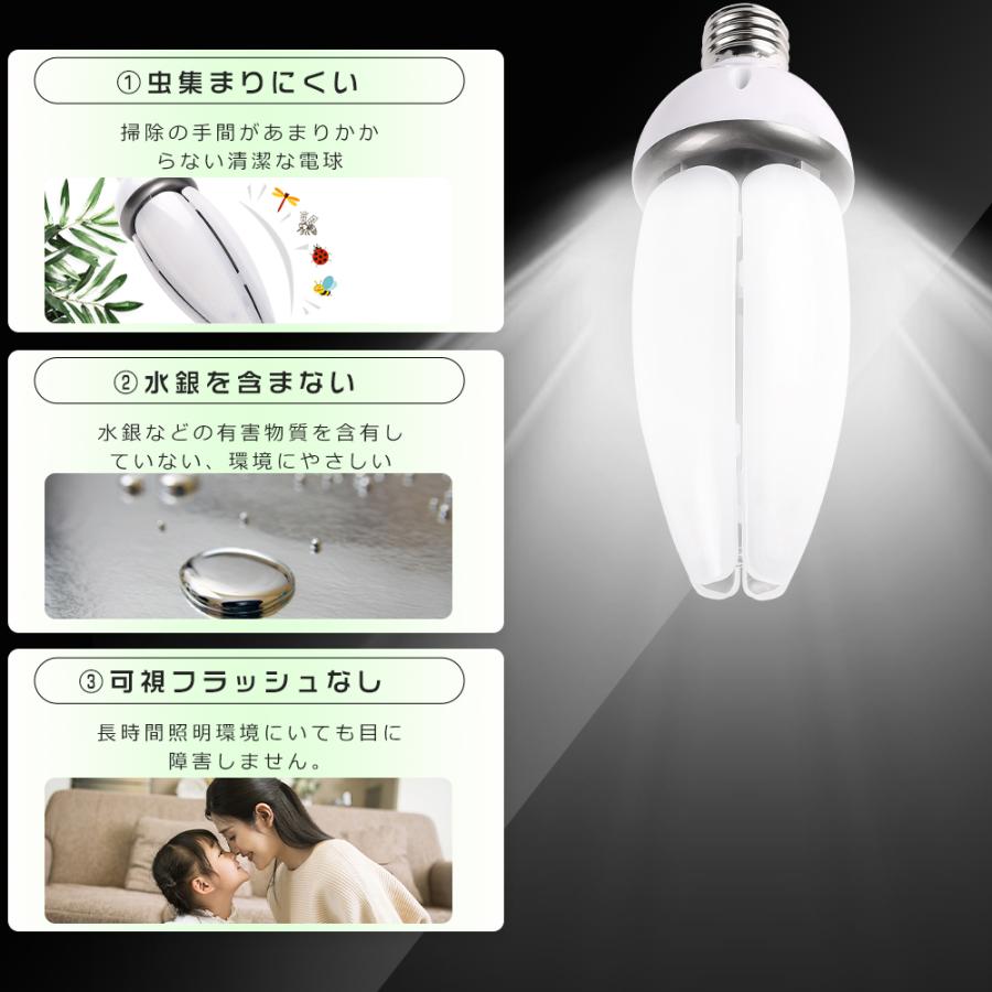 LEDコーンライト E39 LED水銀ランプ 60W 12000LM 400W水銀灯相当