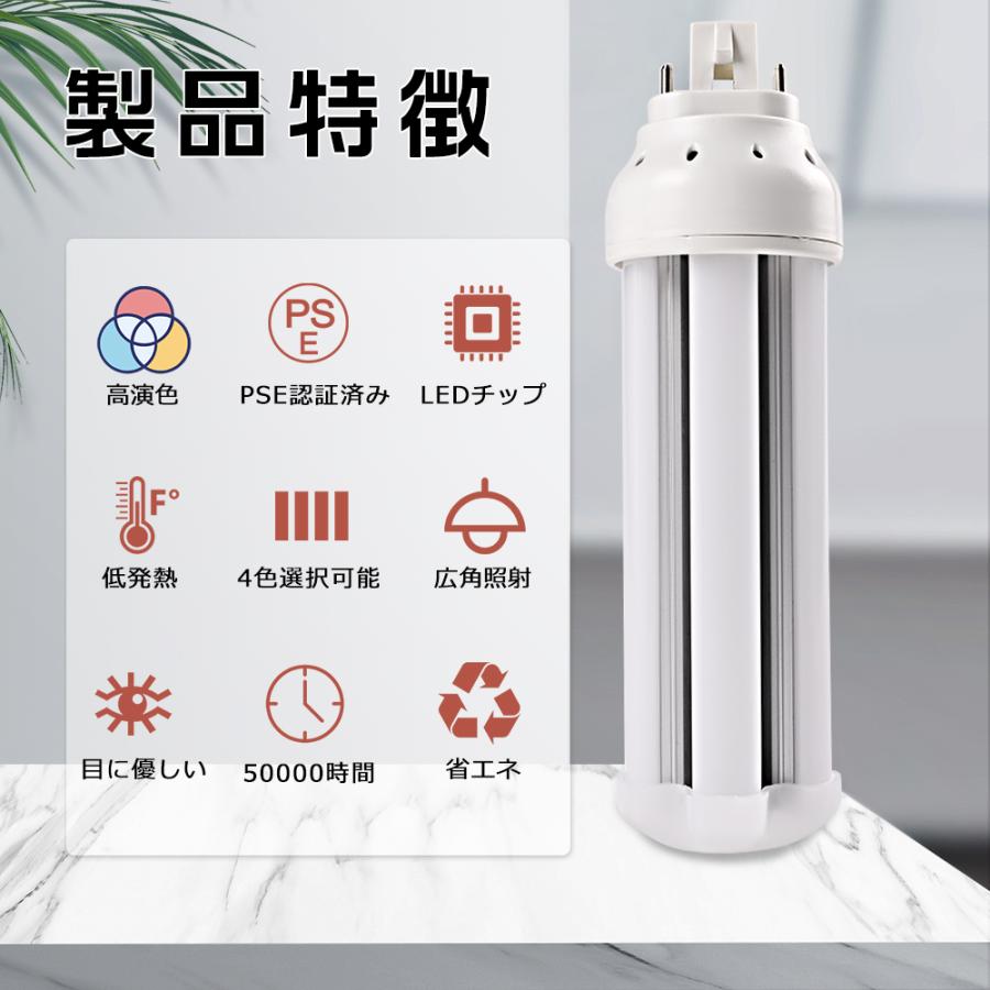 4本セット】ツイン3蛍光灯 FHT24形対応 FHT24EXL FHT24EXW