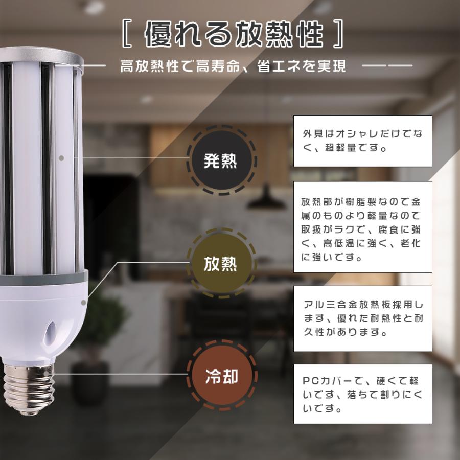 30個セット LEDコーン電球 60W LEDコーンライト E39 LED水銀灯 400W水銀灯相当 HF400X 代替品 水銀灯からLEDへ交換 12000LM LEDコーン型 IP64防水防塵 360度発光｜nihon-koueki｜11