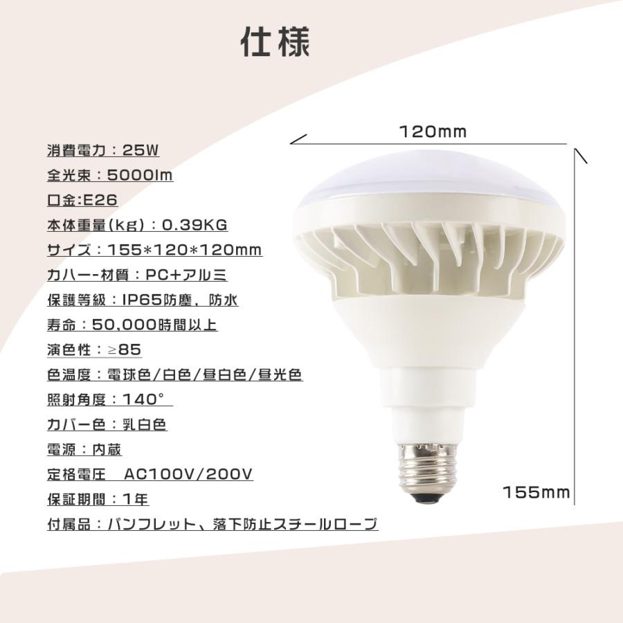 20個セット LED電球 PAR38 バラストレス水銀灯 LED E26 250W水銀灯相当