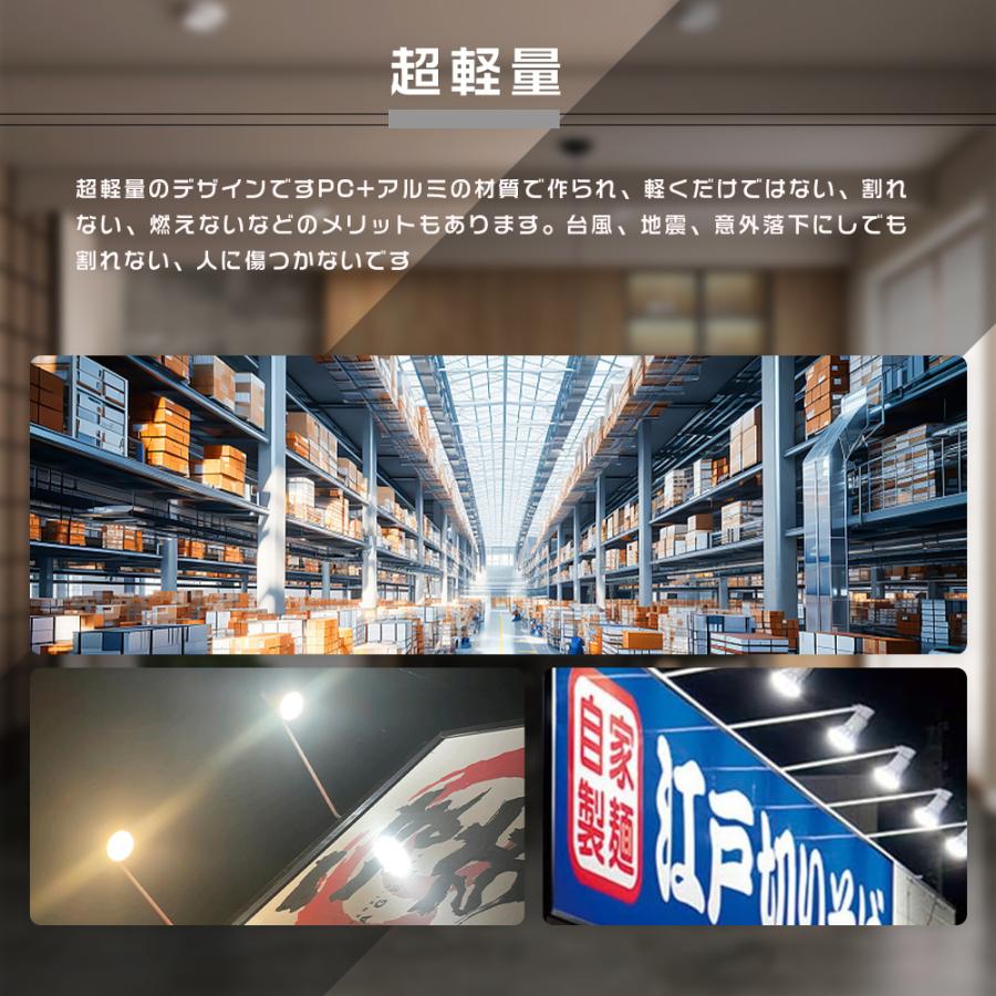 6個セット LEDバラストレス水銀灯 E26 PAR38 350W水銀灯相当 35W 超爆光7000LM ビーム電球 バラストレス水銀ランプ LED高天井器具 IP65防水 看板照明 140°広角の画像