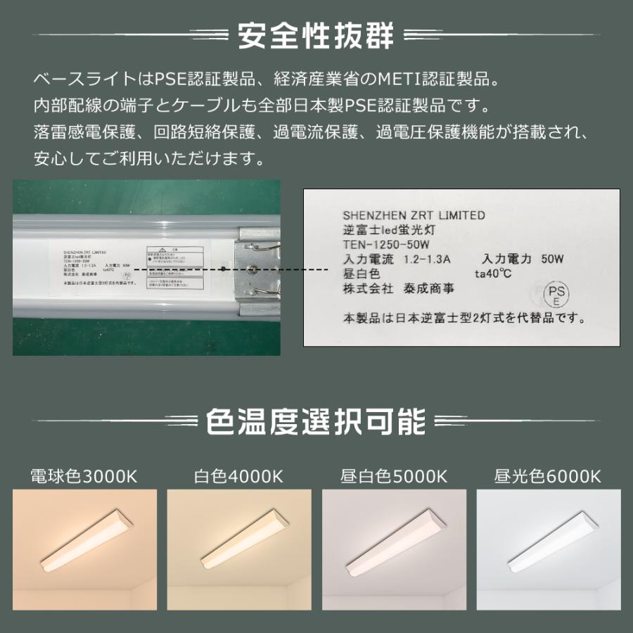 LEDベースライト 25W 632mm 幅140mm 全光束5000lm 器具一体型 LED蛍光