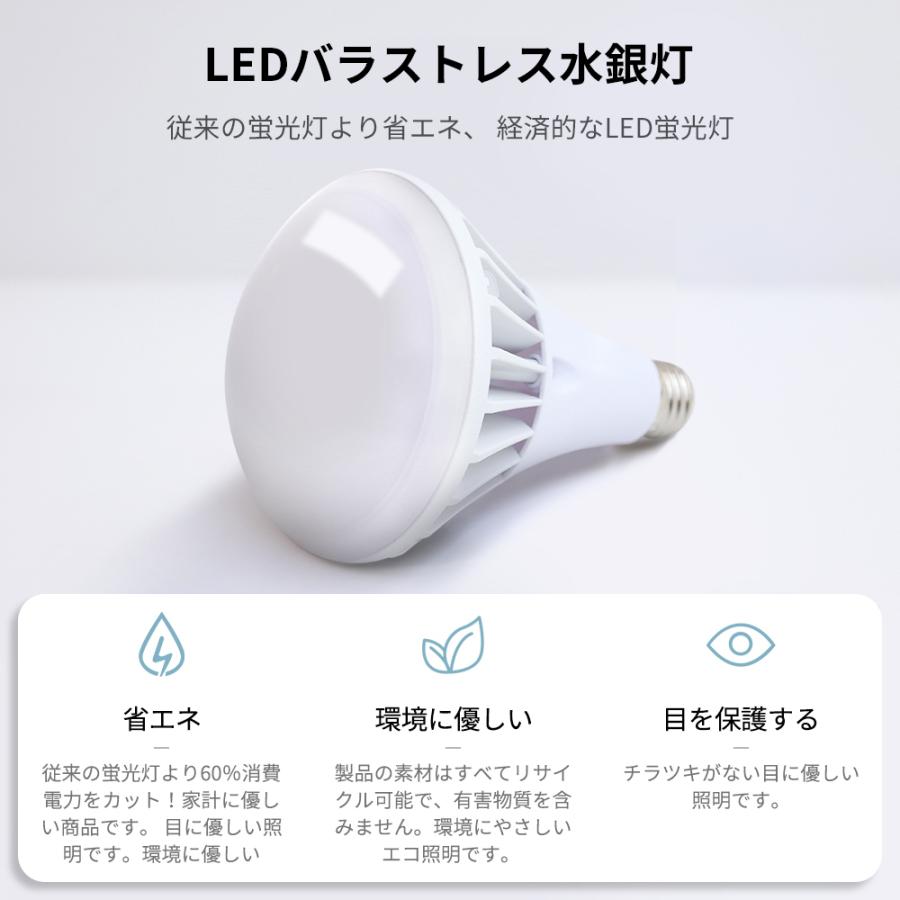 LED水銀灯 バラストレス水銀灯 300W 相当 5600lm 35W E26 led 電球