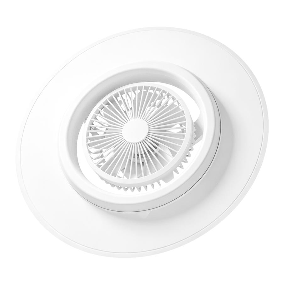 360°自動回転】導光板付き シーリングファンライト LED 首振り 8畳 調