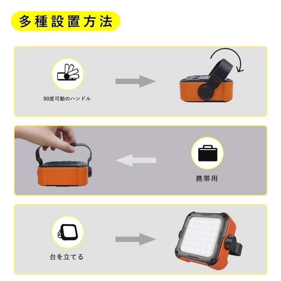 LEDランタン 充電式 10000mAh 760lm 防災 モバイルバッテリー 多機能