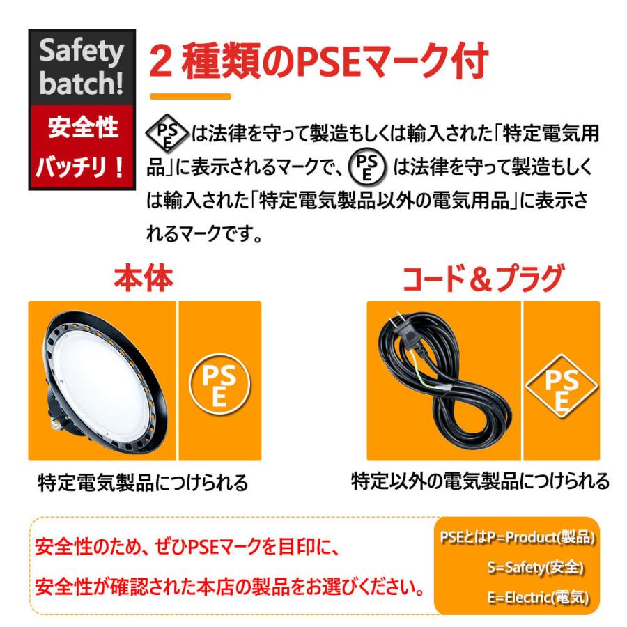 セット販売】円盤型LED投光器 UFO形 LED高天井灯 LED投光器 吊り