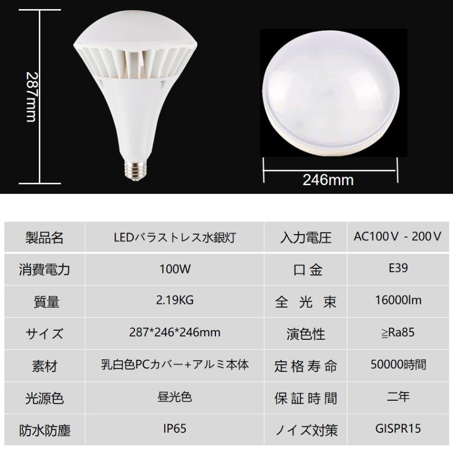 バラストレス水銀灯　BHF200-220V500W　松下電器 東芝 BHF200-220V500W チョークレス水銀ランプ (水銀灯) 一般