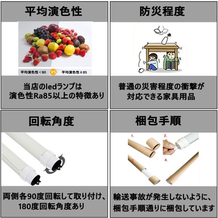【4本】直管型ledランプ 直管蛍光灯 蛍光灯led R17D口金 省エネ ledライト led蛍光80w相当110w形蛍光灯12800lm 工場用 高天井用led照明 工事必要【色選択】_10