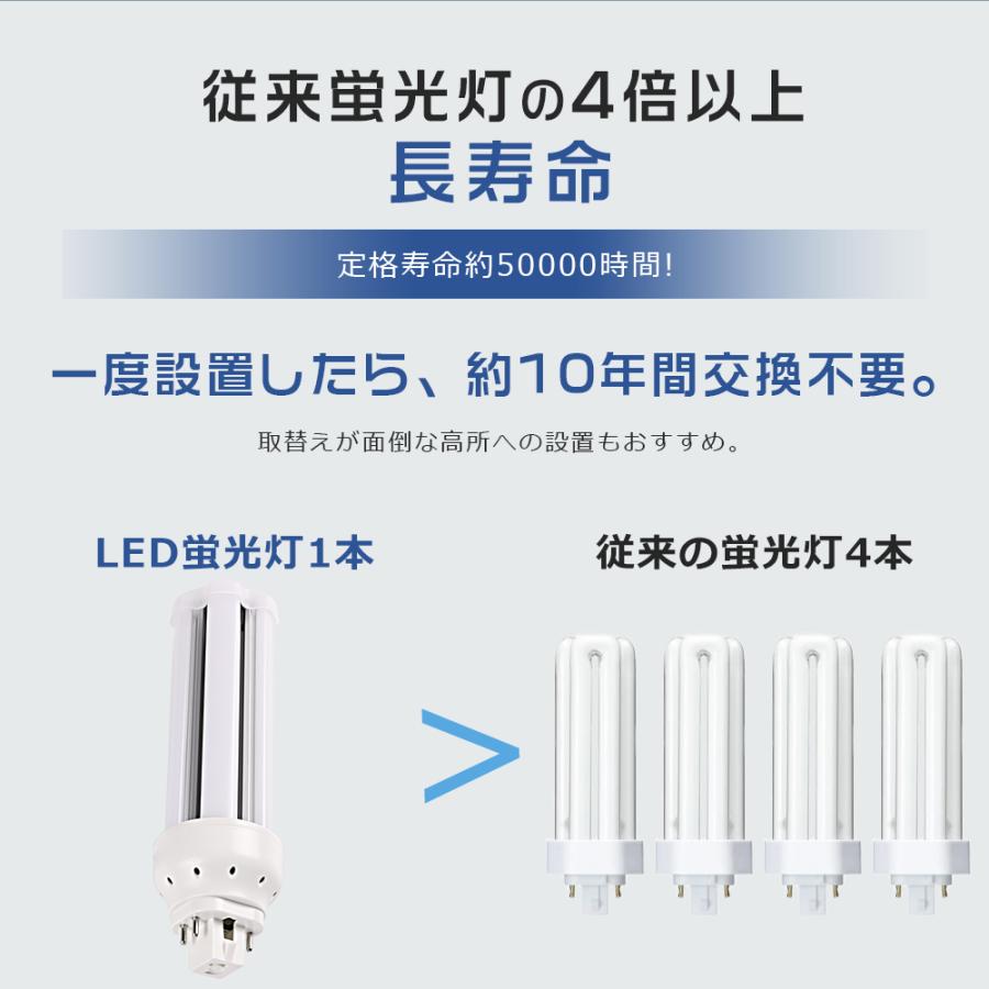 半分以上省電力】LEDツイン蛍光灯 FHT32形 口金GX24q通用 消費電力14W