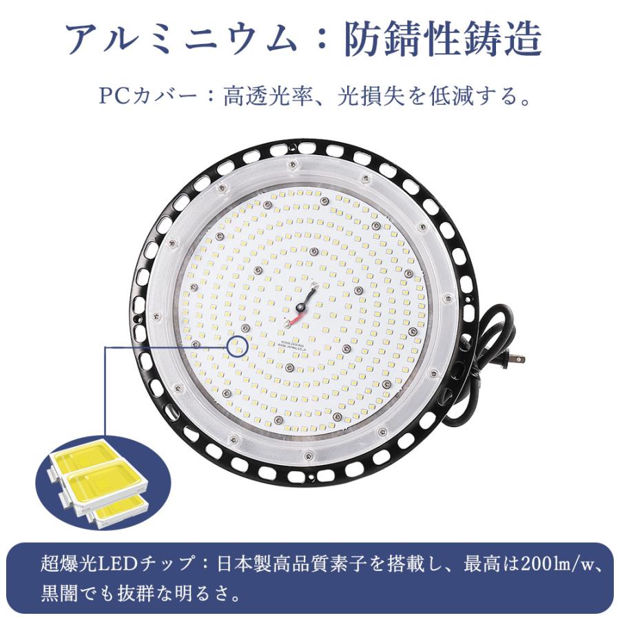 led照明 投光器 円盤型 倉庫 工場照明 屋外 LEDワークライト 200W