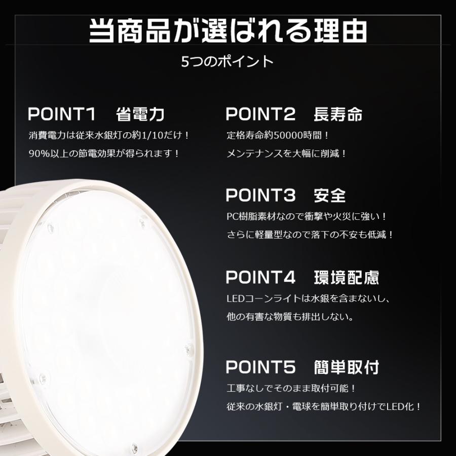 高輝度40000LM led水銀灯 e39 超高輝度led電球 led化 省エネ LED照明